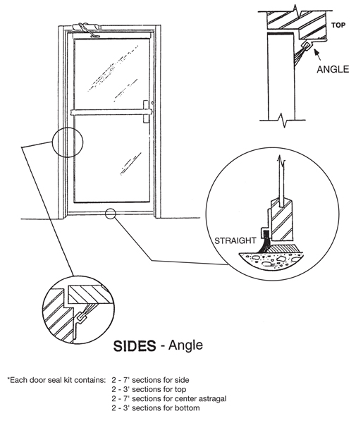 Double Entry Doors Brush Seals Weatherstripping Memtech Brush