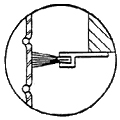 Brush mounting for top of rolling steel doors