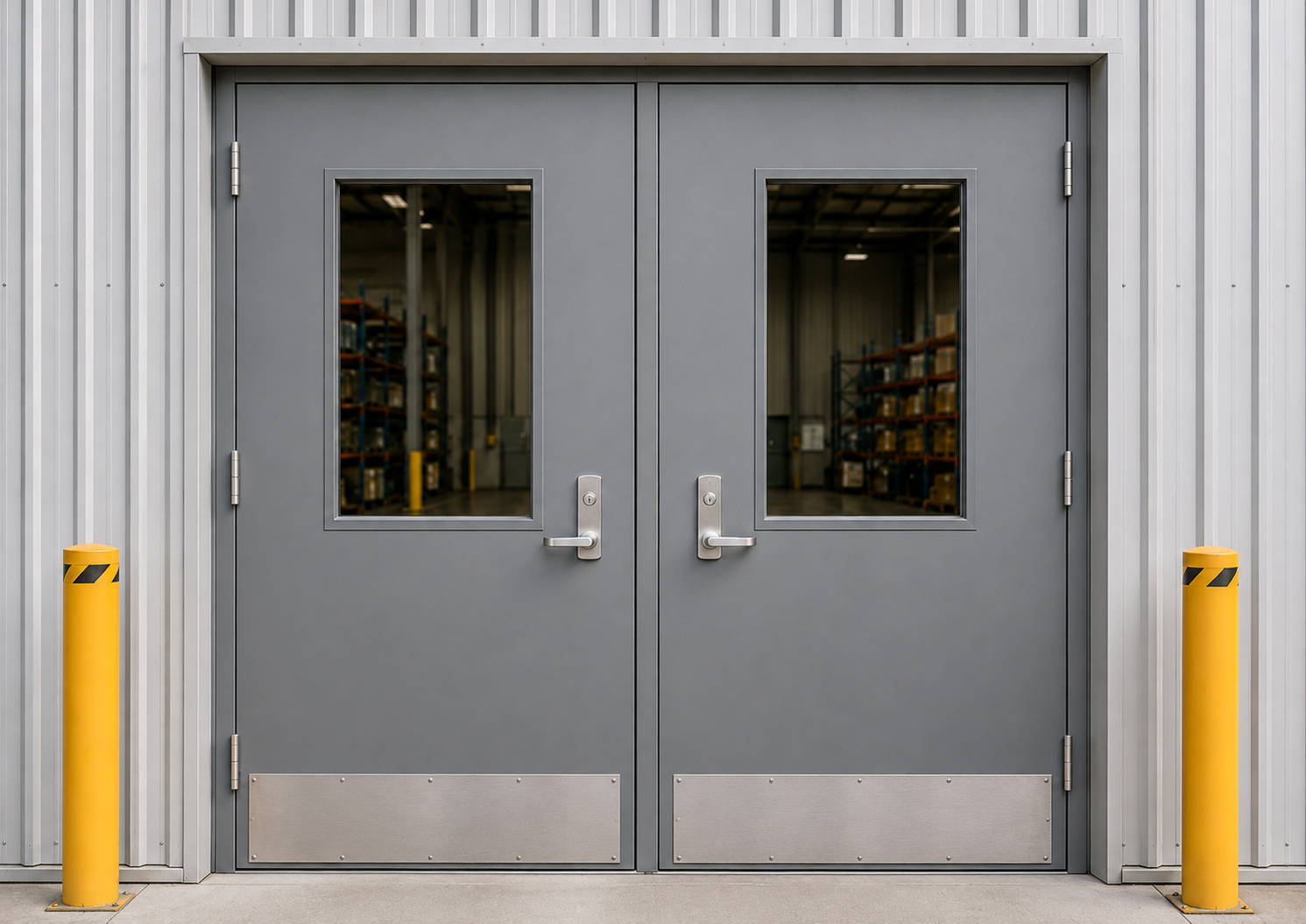 Double Entry Doors Brush Seals