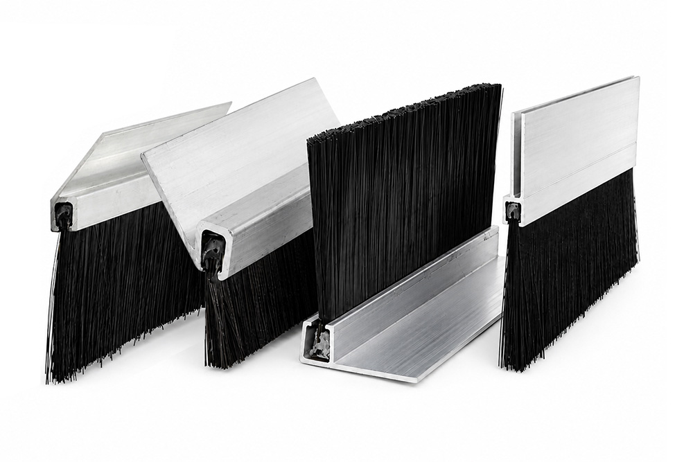 Stock brush seals and mounts